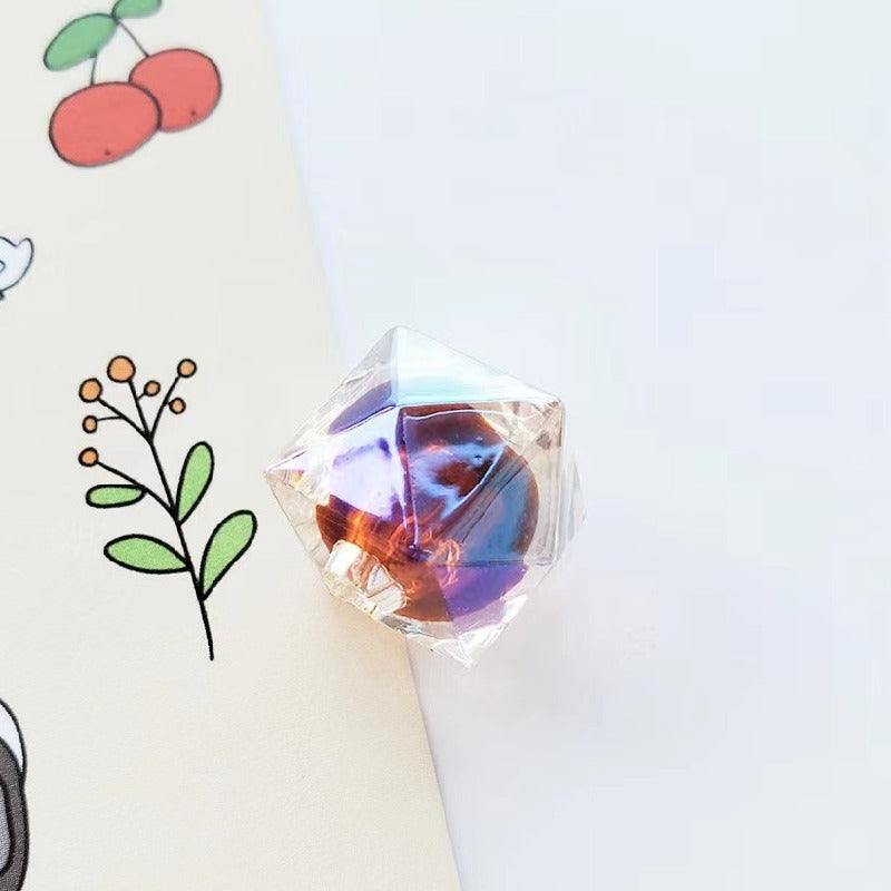 200pcs 16mm Diamond Acrylic Beads Transparent for Jewelry Making 10