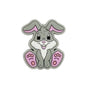 20pcs Silicone Focal Beads Rabbit Sitting Pose 4