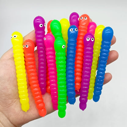 TPR Sensory Fidget Bug Caterpillar Stretch Toy 8.7 × 1.3cm 2