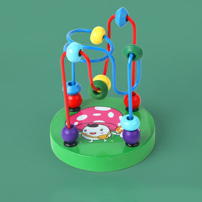 Wooden Mini Animal Bead Maze Educational Toy for Toddlers 5