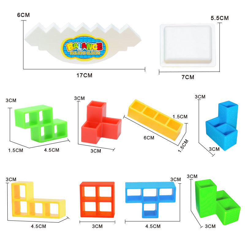 Plastic Building Blocks Tetris Style Educational Toy 5