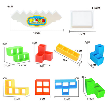 Plastic Building Blocks Tetris Style Educational Toy 5
