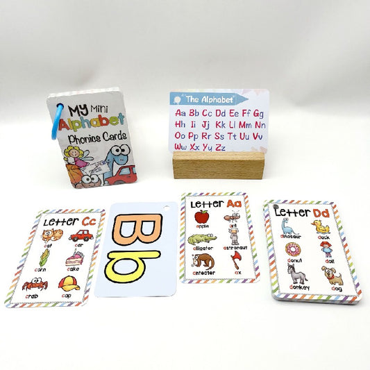 Educational Alphabet Flash Cards Early Learning Paper Toy