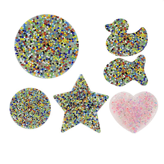 Silicone Skin Picking Fidget Toy with Micro Glass Beads