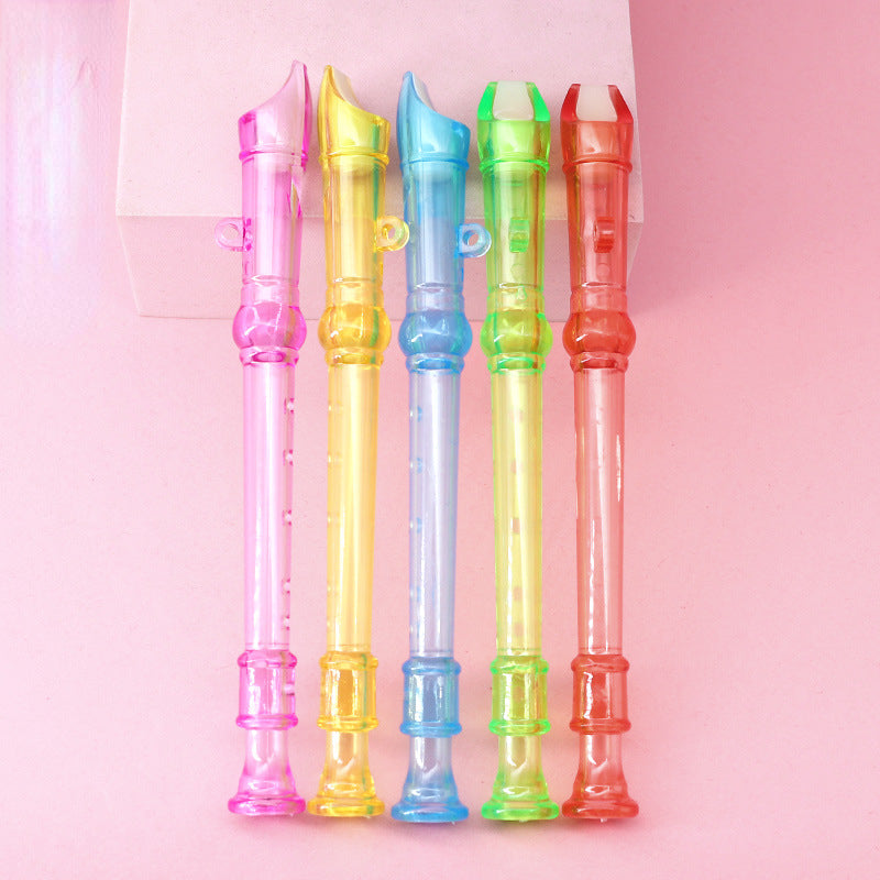 Plastic 6-Hole Mini Flute Kids Musical Instrument Early Education Toy 2