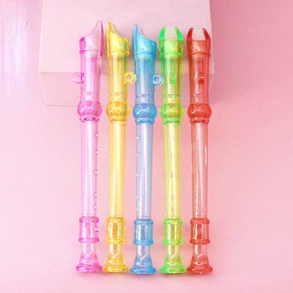 Plastic 6-Hole Mini Flute Kids Musical Instrument Early Education Toy 2