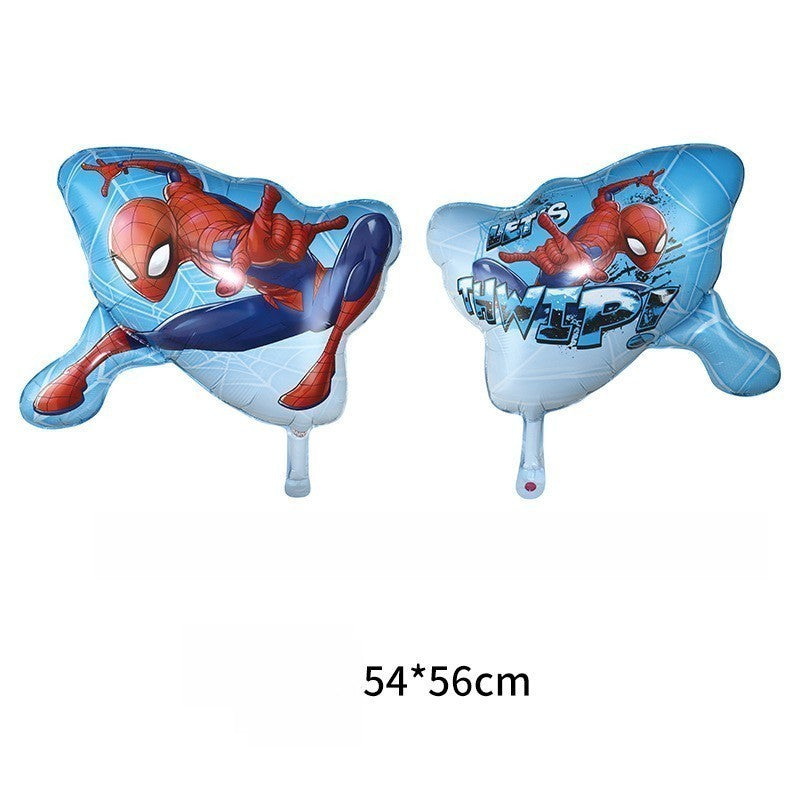 Cartoon Character Foil Balloon Set Kids Party Decoration 2 Sets 4