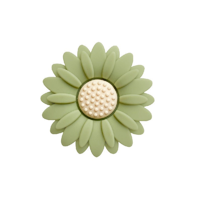 20pcs Silicone Focal Beads Daisy Flower Center Raised Detail 10