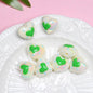 2pcs Light In The Dark Heart Acrylic Beads DIY Bracelet Making 5