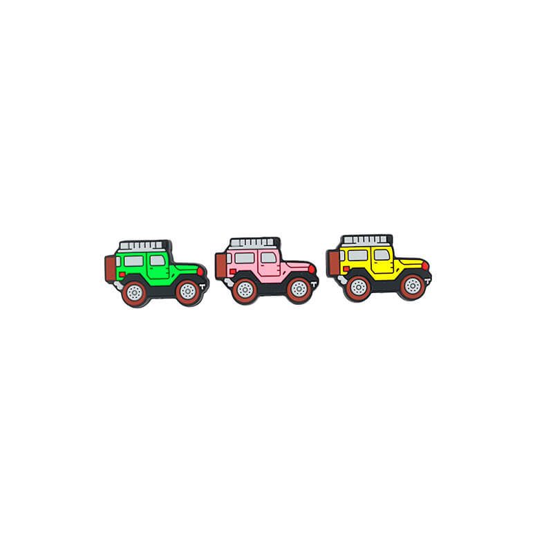 Three Color Silicone Focal Beads Off Road Vehicle Side Profile