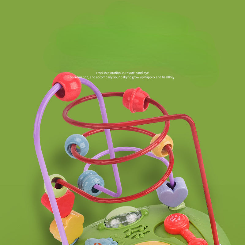 Plastic Bead Maze Musical Activity Toy for Toddlers 15cm 2
