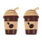 20Pcs Silicone 3D Focal Beads Coffee Cup with Coffee Bean Detail 12