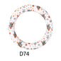65mm Printed Silicone Beads Rings 31