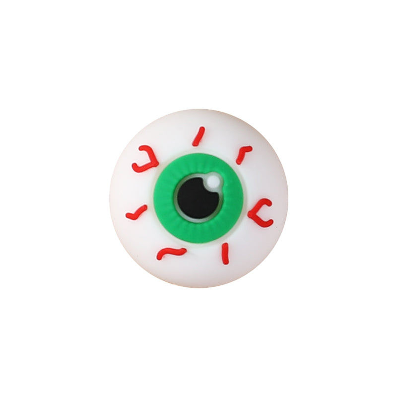 20Pcs Silicone 3D Focal Beads Halloween Themes Haunted House and Pumpkin Design 20
