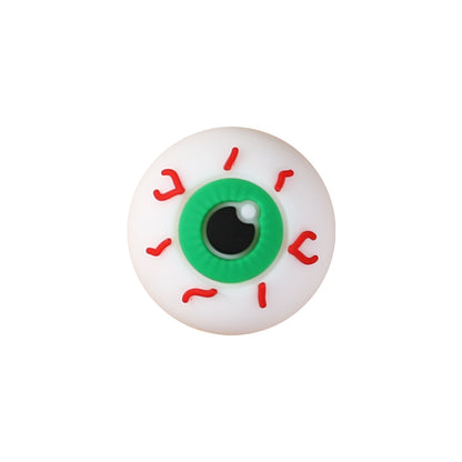 20Pcs Silicone 3D Focal Beads Halloween Themes Haunted House and Pumpkin Design 20