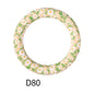 65mm Printed Silicone Beads Rings 33