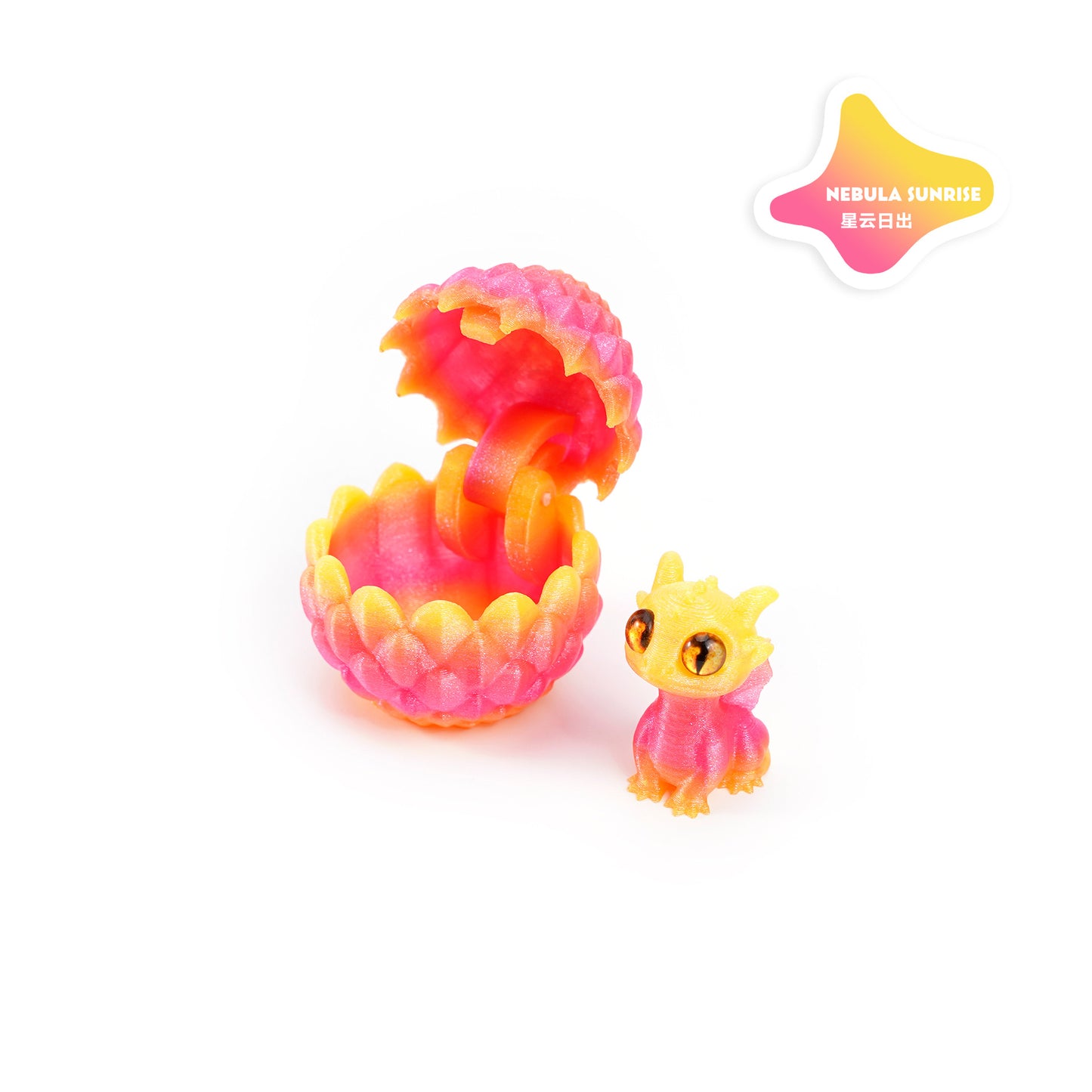 3D Printed Openable Dragon Egg Set Cute Pet Dragon Ornament Gift