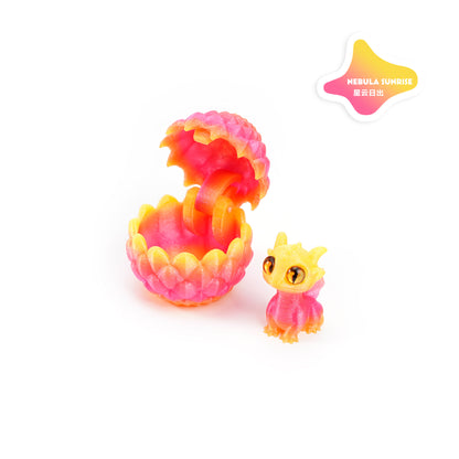 3D Printed Openable Dragon Egg Set Cute Pet Dragon Ornament Gift