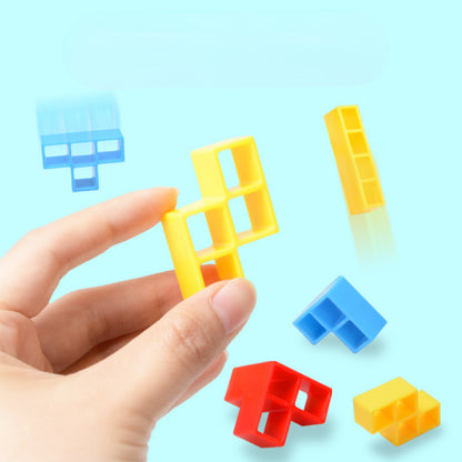 Plastic Building Blocks Tetris Style Educational Toy 4
