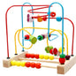 Wooden Bead Maze Educational Animal Fruit Activity Toy 3