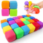 TPR Slow Rebound Stress Relief Sensory Squishy Cube Toy 3cm 5