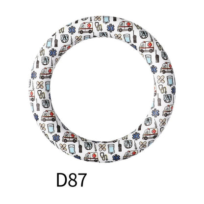 65mm Printed Silicone Beads Rings 41