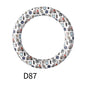 65mm Printed Silicone Beads Rings 41