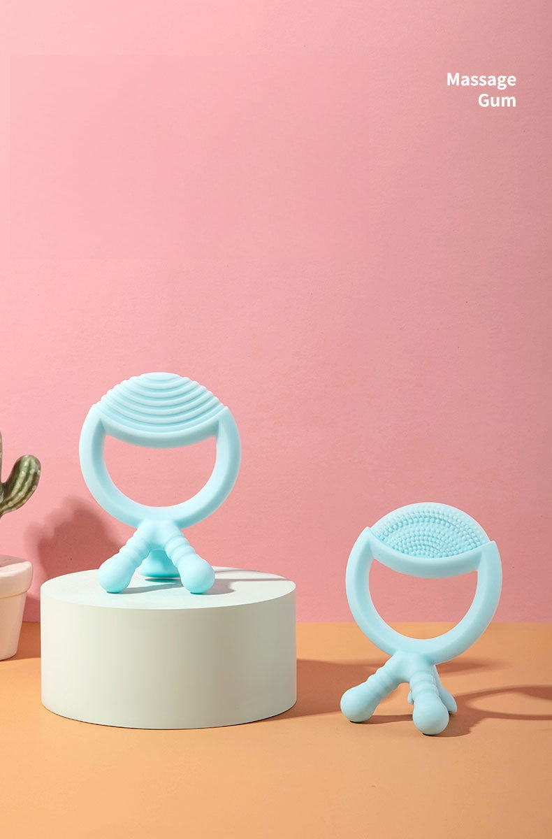 Silicone Baby Teether Toy Set Sensory Relief for Infant 2