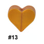 50pcs 14mm Heart Silicone Beads Colorful Diy Teether Accessories 12