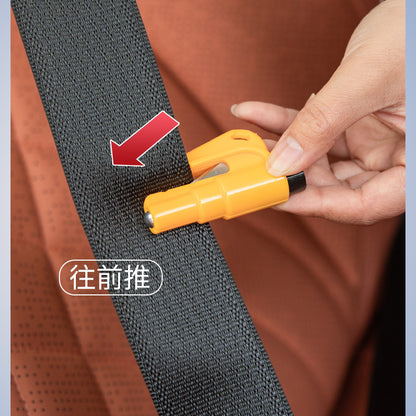 3 in 1 Window Breaker Seatbelt Cutter Whistle Self Defense Keychain 3