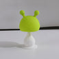 Silicone Mushroom Teething Toy Baby Rattle Teether 14