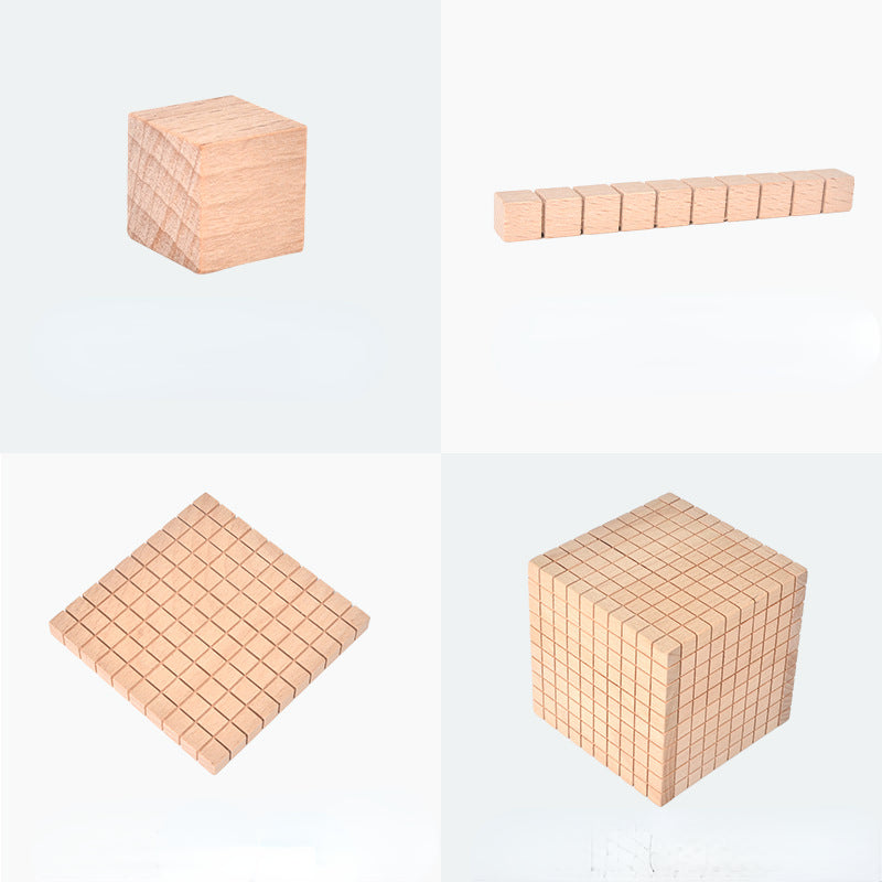 Wooden Decimal Beads Montessori Toys for Kids 2