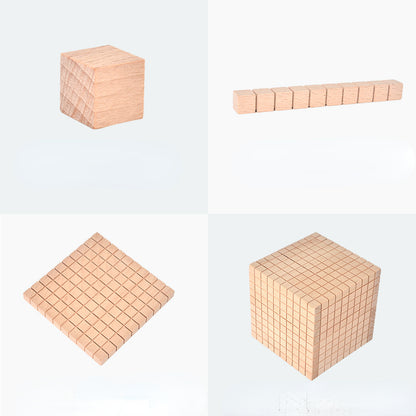 Wooden Decimal Beads Montessori Toys for Kids 2