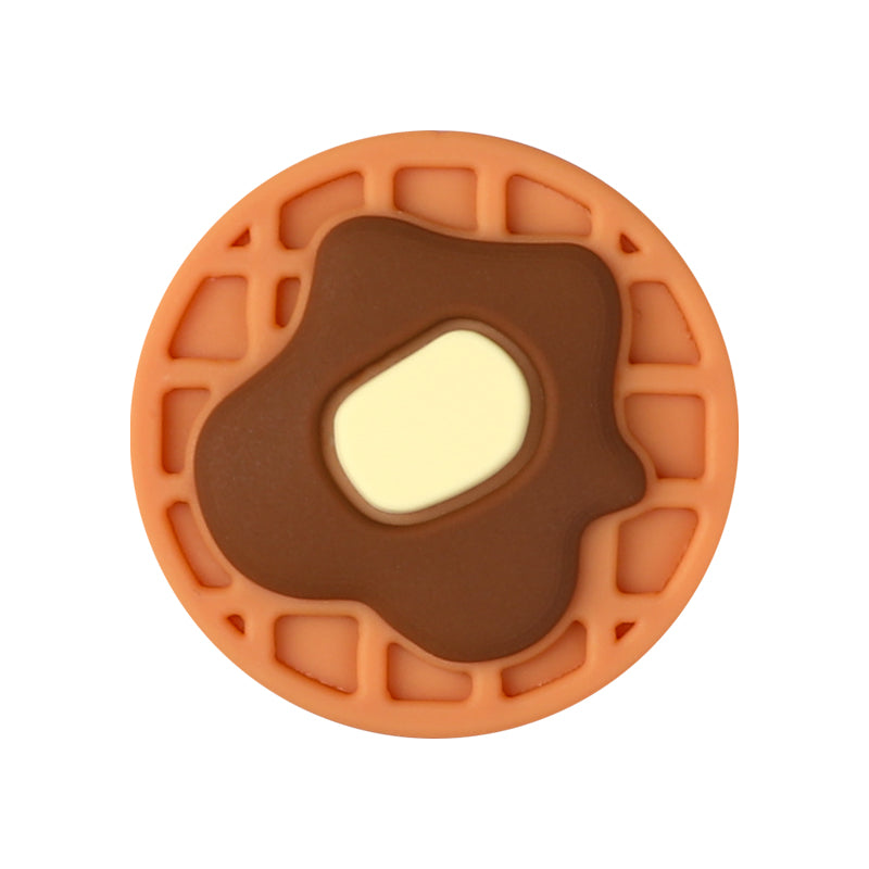 20Pcs Silicone Focal Beads Vanilla Flavored Waffles With Butter Detail 12