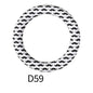 65mm Printed Silicone Beads Rings 17