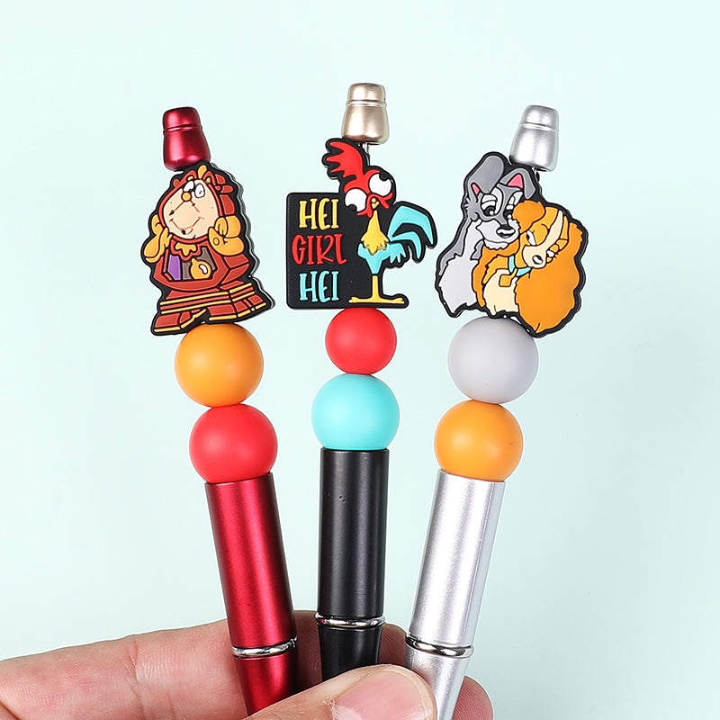 20Pcs Silicone Focal Beads Arabian Animal and Object Characters Assortment 9