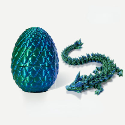 Dragon Egg 3D Printed Fidget Toy Articulated Flexible 4