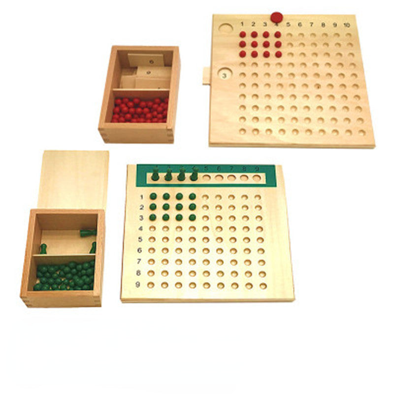 Wooden Montessori Toys Mathematical Arithmetic Board Educational Toy 7