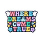 20pcs Silicone Focal Beads Dreams Text and Unicorn with Dreamcatcher Design 7