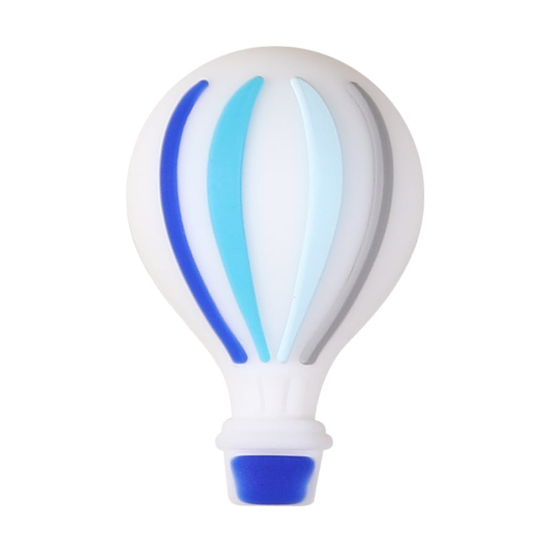 20Pcs Silicone 3D Focal Beads Hot Air Balloon Layered Wings 12