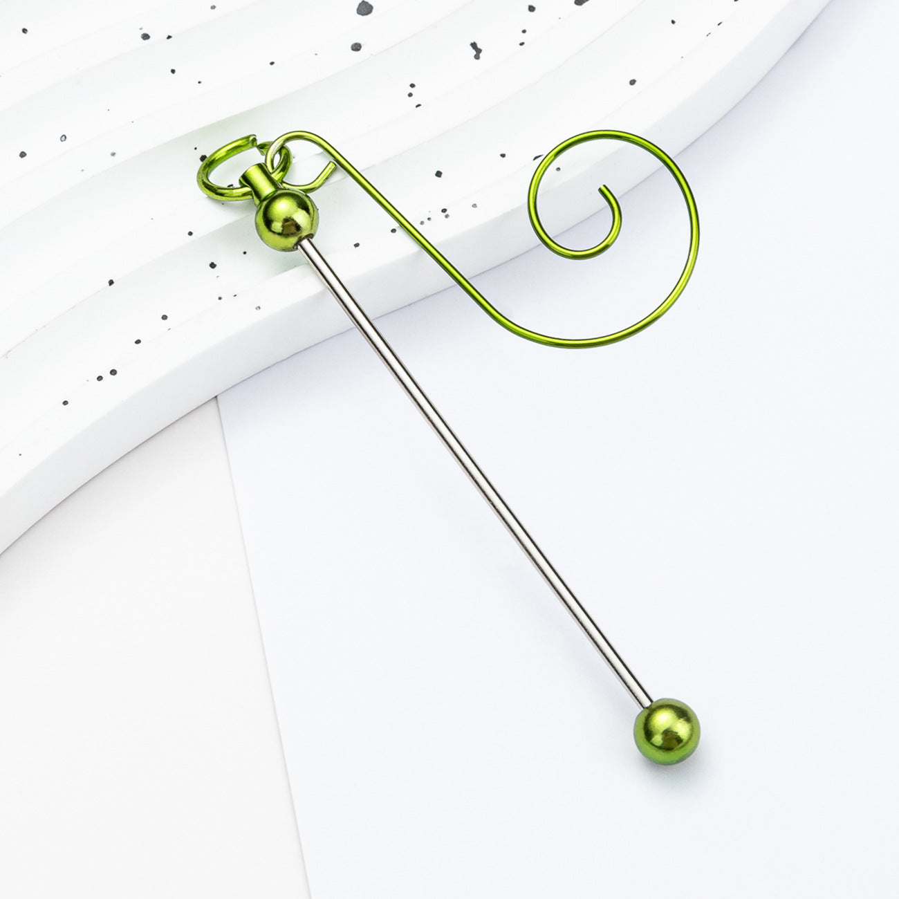 Beadable Hook Christmas DIY Decorative Supplies Metal Craft Gift 10