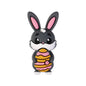 20Pcs Silicone 3D Focal Beads Easter Bunny Chick Holding Easter Egg 20