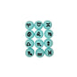1 Set Silicone Focal Beads Twelve Constellation Symbol 15mm Round Shape 2