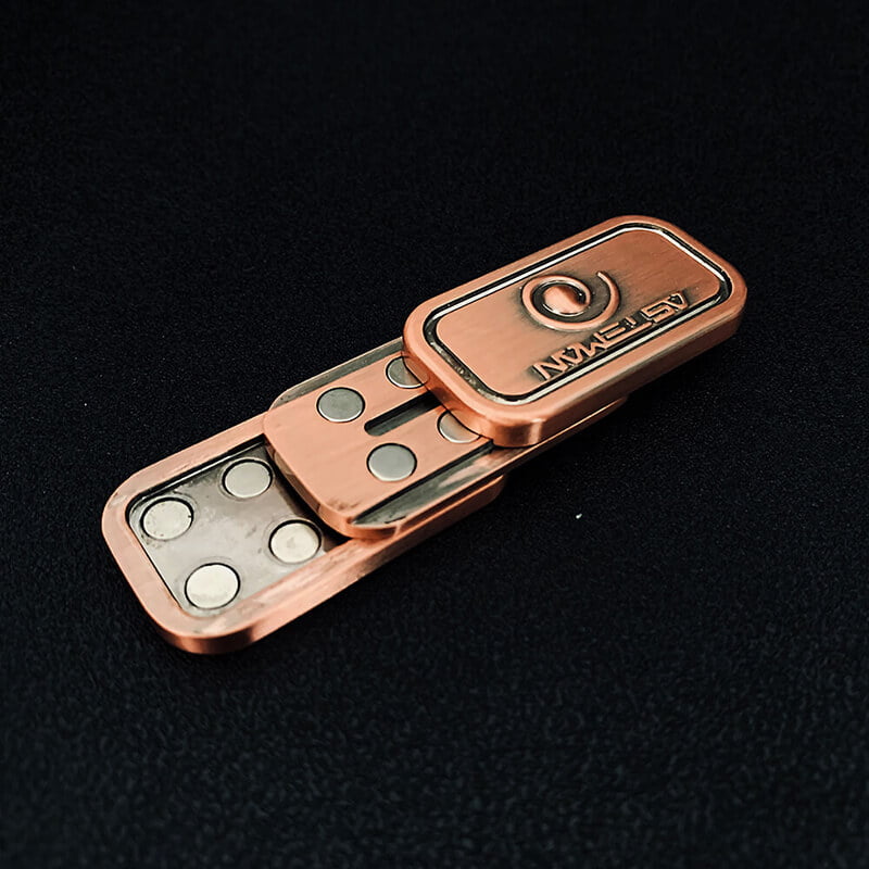 Zinc Alloy Magnetic Fidget Slider 3-Layer Design