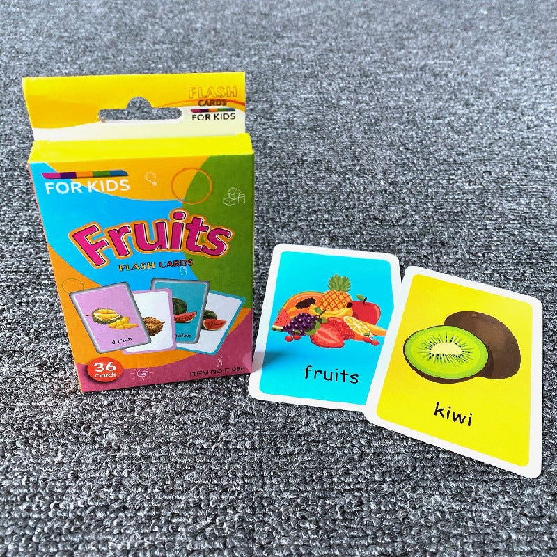 Educational Paper Flash Cards Early Development Toy 7.8x11.7cm 10