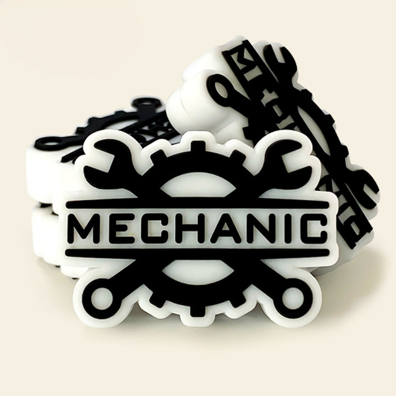 20Pcs Silicone Focal Beads Technician Maintenance With Mechanic Tools Design