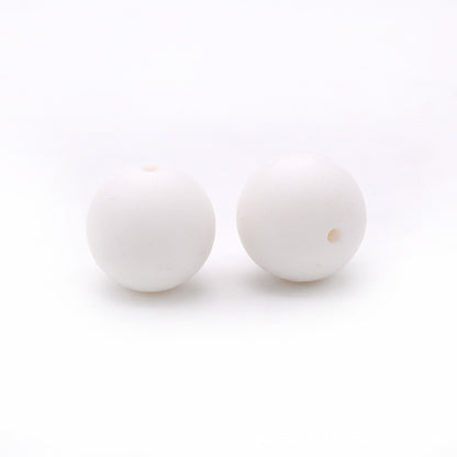 20pcs Christmas Silicone Beads Solid Color Assorted Sizes and Shapes 5