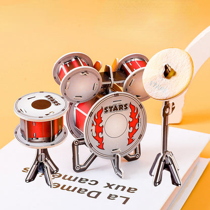 3D Paper Puzzle Musical Instruments Educational Toy for Kids 9