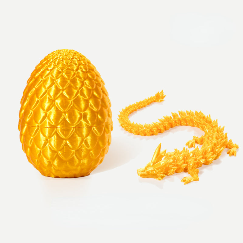 Dragon Egg 3D Printed Fidget Toy Articulated Flexible 9