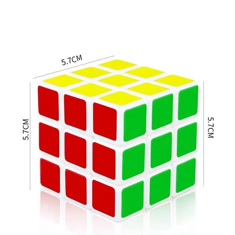 Plastic Fidget Cube Competition Speed Rubiks Cube 5.7cm 5